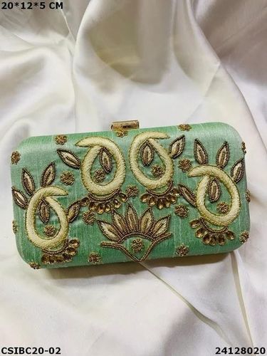 Multi Handicraft Evening Box Clutch Bag