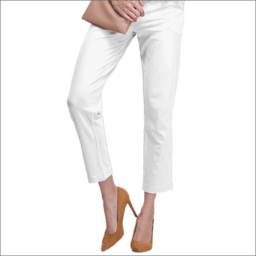 Washable Ladies White Kurti Pants