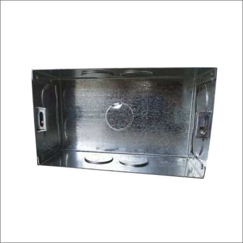 Silver 4 Way Gi Modular Electrical Box