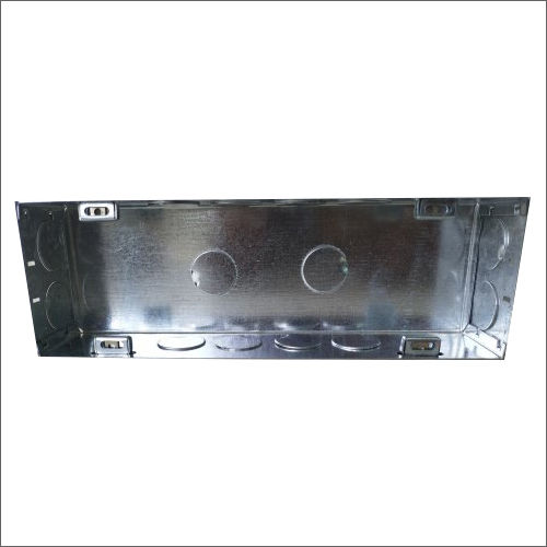 Silver 0.80Mm Gi Modular Electrical Box