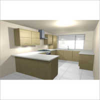 G Shaped Modular Kitchen