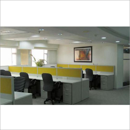 White Cubicle Office Workstation