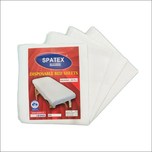 White Disposable Bed Sheet