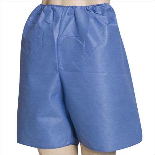 Blue Non Woven Disposable Boxer