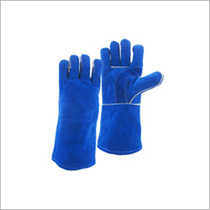 Dyed Split Leather Gloves