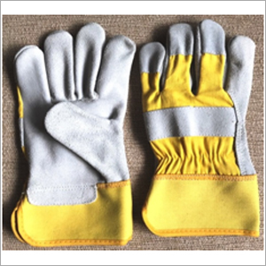 Split Natural Grey Gloves