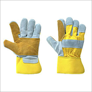 Split Natural Grey Gloves