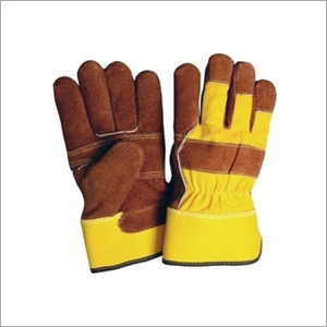 Split Chocolate Brown Gloves