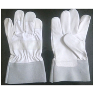 Cow Grain Natural Gloves