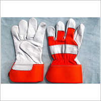 Cow Grain Natural Gloves