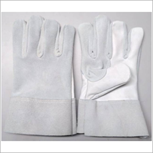 Combi Goat Grain Natural with Split Grey Gloves
