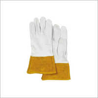 Cow Grain Leather Natural Gloves