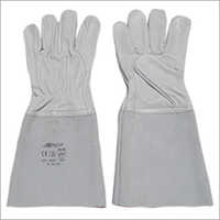 Cow Grain Leather Natural Gloves