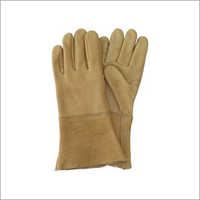 Buff Grain Leather Gloves