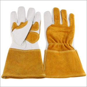 Cow Grain & Split Leather Gloves