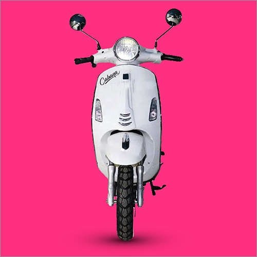 Electric White Scooty