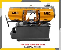Manual Metal Cutting Bandsaw Machine - Blade Size 3000 X 27 X 0.9 Mm, Cutting Capacity Round 200 Mm, Rectangle 200 X 175 Mm | High Efficiency, Low Energy Consumption, 1.0 Hp Motor
