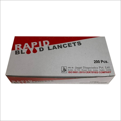 Blood Lancet - High-Quality Medical Grade | Essential for Capillary Blood Sampling in Hospitals