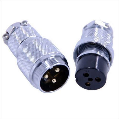 3 Pin Metal Circular Connector Male Female Set 10A Greatselec