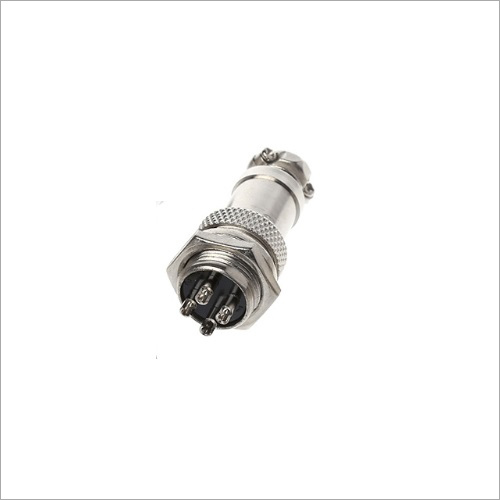 GX16 4 Pin Round Shell Aviation Circular Connector Set of Male and Female Panel Mount