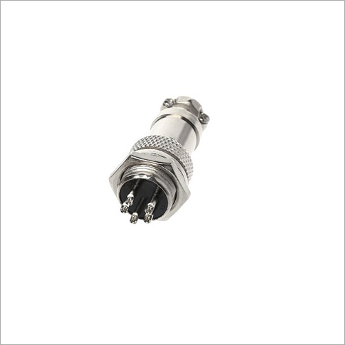 GX16 5 Pin Round Shell Aviation Circular Connector Set of Male and Female Panel Mount