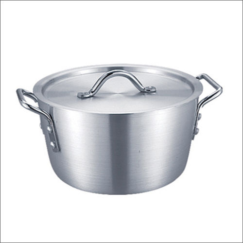 Aluminium Heavy Cooking Pot With Cover - Material: Metal