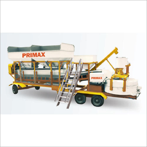 Mobile Batching Plant With Pan Type Mixer