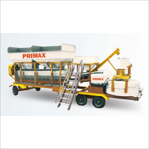Mobile Batching Plant With Pan Type Mixer