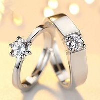 White Diamond Couple Band