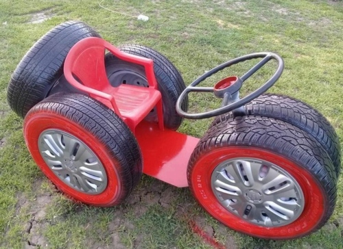 Kids Handcrafted Tyre car