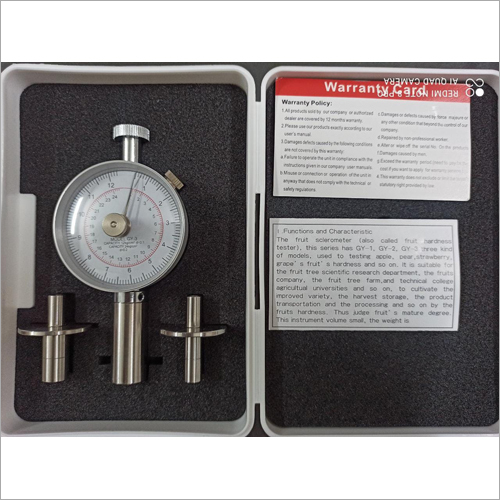 Fruit Hardness Tester GY2 By R.P. SCIENTIFIC STORE