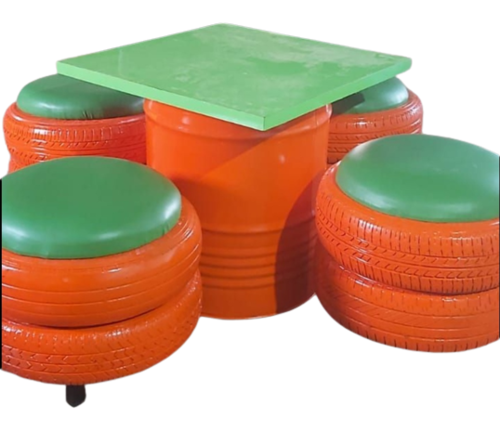 4 Tyre Seater with Drum Table