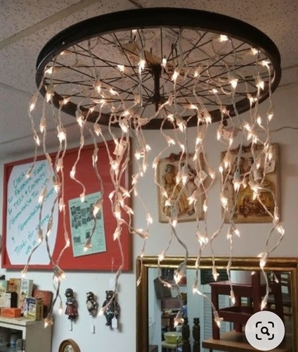 Cycle Rim Jhumar Hanging Light