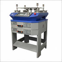 Martindale Abrasion Tester (4 Stations) - 888x825x525 Mm, Blue & Gray Powder Coated Finish | Advanced Hmi Touch Screen, Multiple Abrasion Tests, Calibration Certificate