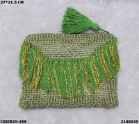 Stylish Jute Cotton Handloom Pouch Bag