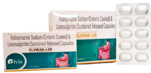 Enteric Coated Rabeprazole Sodium 20 mg Levosulpride 75 mg Sustain Release Capsules