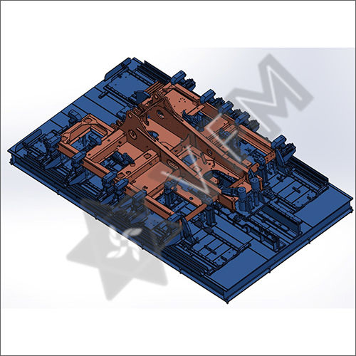 Hydraulic Fitup Tackweld Fixture Excavator