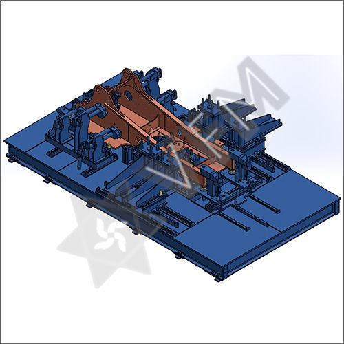 Center Tack weld Hydraulic Fixture