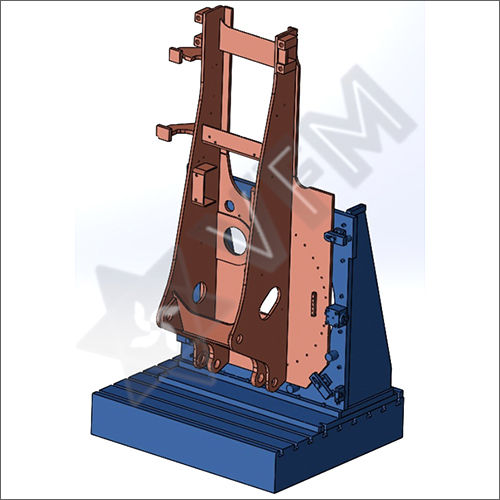 Main Center Frame Multi Model SNK-HMC Machining Fixture Excavator