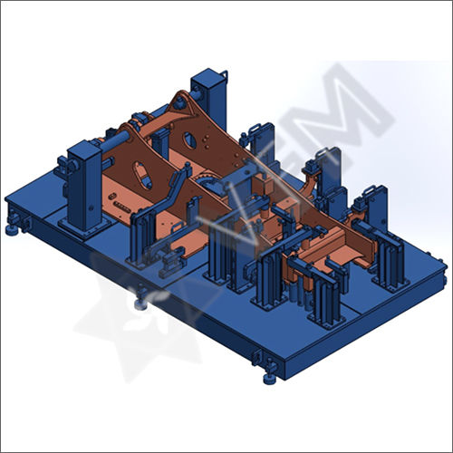 Mono-Model Manual Fitup And Tackweld Fixture Excavator