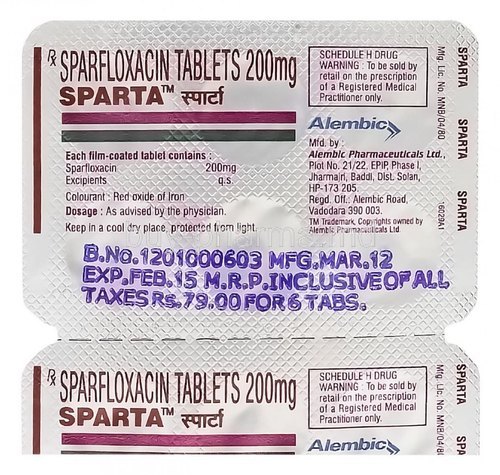 sparta Sparfloxacin 200mg