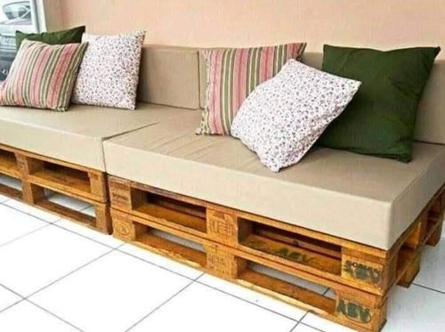 Handmade Pallet 4 Seater Sofa Set