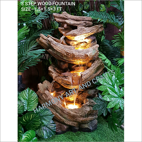 3 Step Wood Fountain