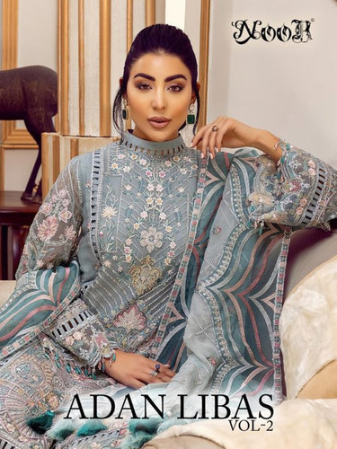 Noor Adan Libas Vol-2 Georgette Heavy Pakistani Suits Catalog