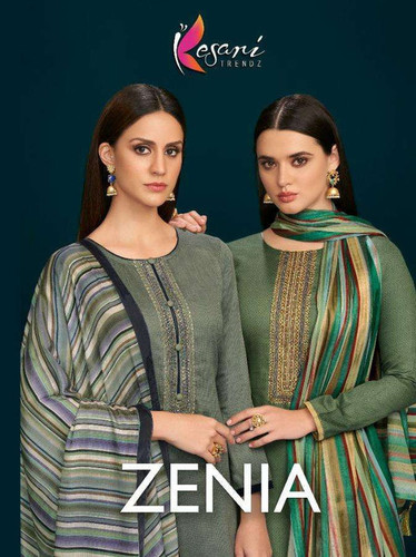 Kesari Trendz Zenia Jam Cotton Work Fancy Salwar Suits Catalog