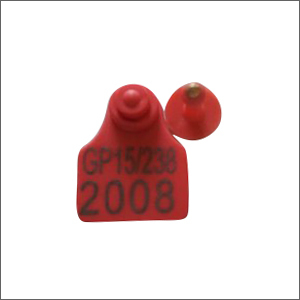 35x45 mm Red Cattle Ear Tag