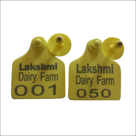 Yellow Cattle Ear Tag
