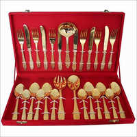 Brass Cutlery Set of  27 PCS