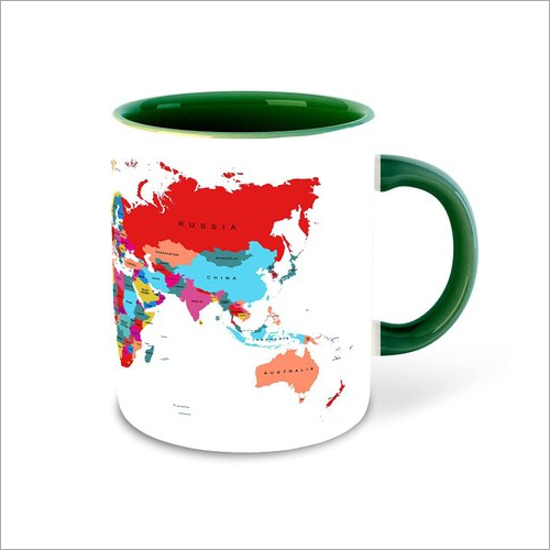 Map Printed Sublimation Coffee Mug