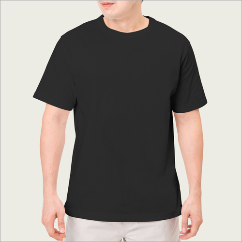 Mens Plain Black T Shirt